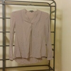 Spense small 3 button beige blouse